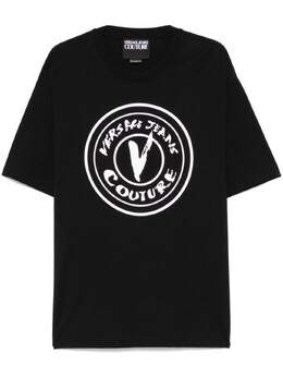 Versace Jeans Couture: Чёрная футболка 