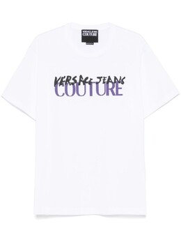 Versace Jeans Couture: Белая футболка 