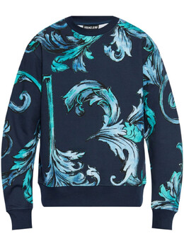 Versace Jeans Couture: Толстовка с принтом 
