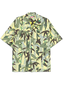 Kenzo: Зелёная рубашка 