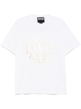 Versace Jeans Couture: Белая футболка 