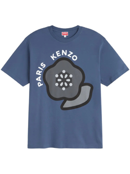 Kenzo: Синяя футболка 