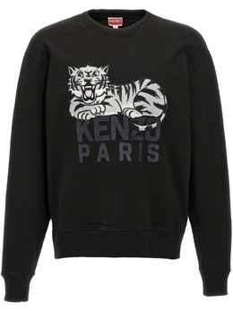 Kenzo: Чёрная толстовка  Tiger