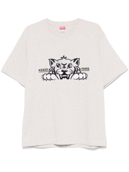 Kenzo: Футболка  Tiger с вышивкой