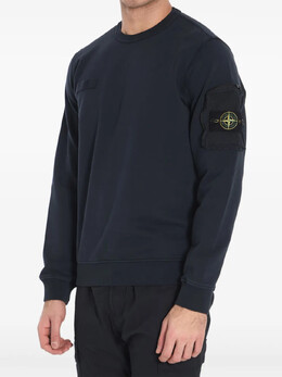 Stone Island: Синяя толстовка 