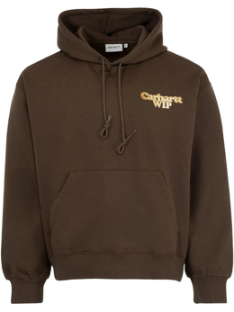 Carhartt WIP: Коричневая толстовка 