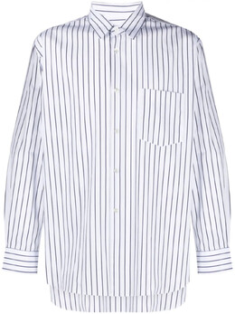 Comme Des Garcons Shirt: Рубашка в полоску 