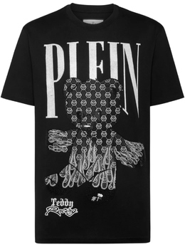 Philipp Plein: Чёрная футболка  Teddy Bear