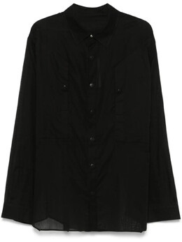 Rick Owens: Чёрная рубашка  Jumbo