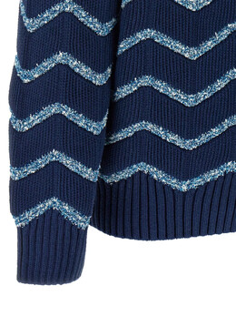 Missoni: Синий свитер 