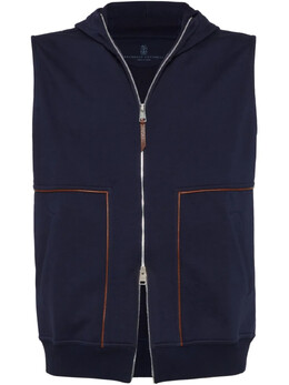 Brunello Cucinelli: Синий жилет 