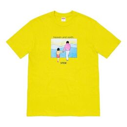 Supreme: Жёлтая футболка  Heaven and Earth