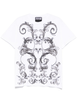Versace Jeans Couture: Белая футболка 