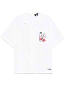 MSGM: Белая рубашка 