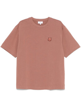 Maison Kitsuné: Коричневая футболка 