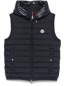 Moncler: Синий жилет 