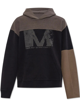 MM6 Maison Margiela: Чёрная толстовка 