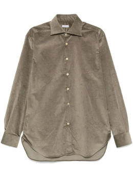 Kiton: Бархатная рубашка 