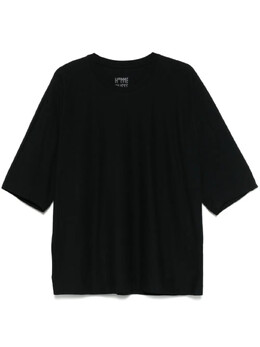 Homme Plissé Issey Miyake: Чёрная футболка 