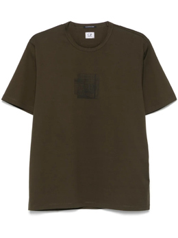 C.P. Company: Зелёная футболка 