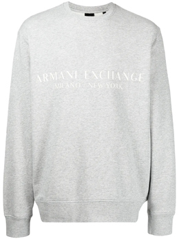 Armani Exchange: Серая толстовка 