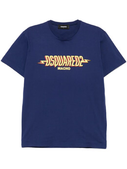 Dsquared2: Синяя футболка 