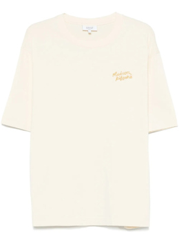 Maison Kitsuné: Жёлтая футболка 