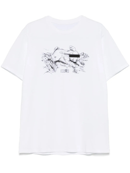 MM6 Maison Margiela: Футболка с принтом 