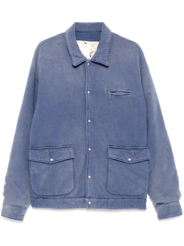 Visvim: Синий пуховик 