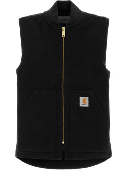 Carhartt WIP: Чёрный жилет 