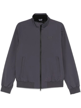 EA7 Emporio Armani: Серая куртка 
