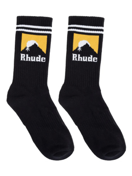 Rhude: Чёрные носки 