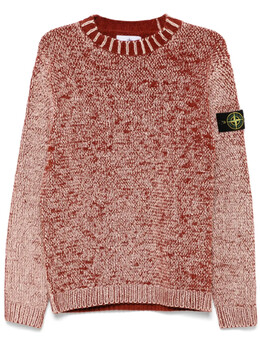 Stone Island: Красный свитер 