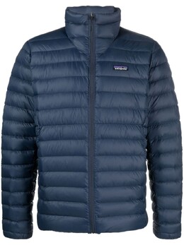 Patagonia: Синий пуховик 
