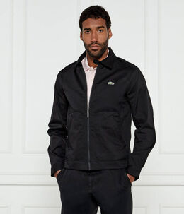 Lacoste: Чёрная куртка 