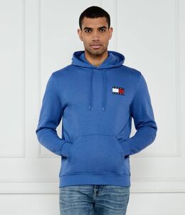 Tommy Jeans: Синяя толстовка 