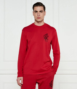 Armani Exchange: Красный свитшот 
