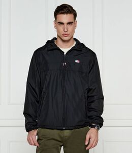 Tommy Jeans: Чёрная куртка 