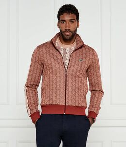 Lacoste: Оранжевая толстовка 