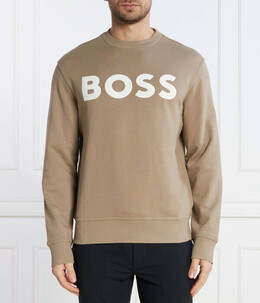 BOSS Orange: Бежевая толстовка 