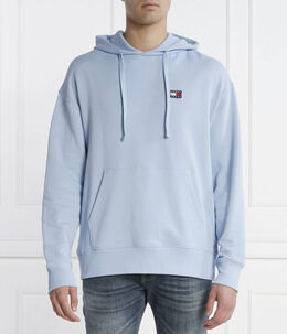 Tommy Jeans: Голубая толстовка 