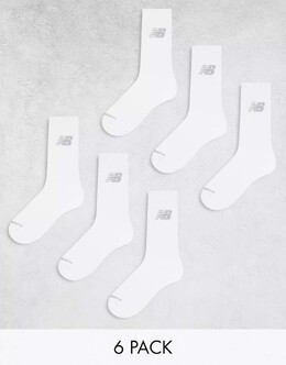 New Balance: Белые носки 