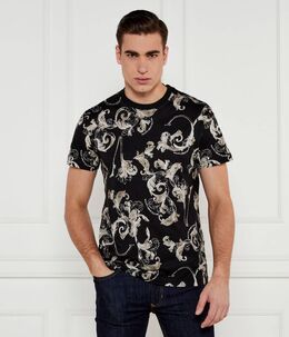 Versace Jeans Couture: Чёрная футболка 