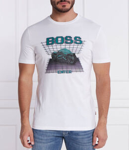 BOSS Orange: Белая футболка 