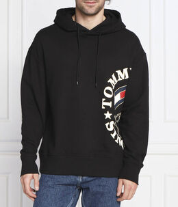 Tommy Jeans: Чёрная толстовка 