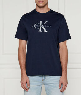 Calvin Klein Jeans: Синяя футболка 
