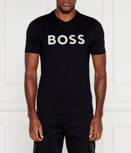 BOSS: Чёрная футболка 