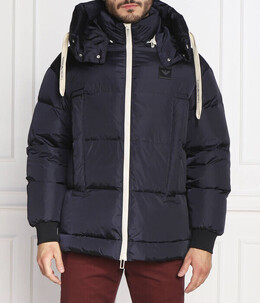 Emporio Armani: Синий пуховик 
