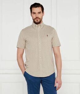 Polo Ralph Lauren: Бежевая рубашка 