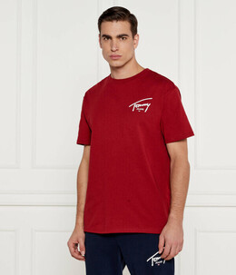 Tommy Jeans: Красная футболка 